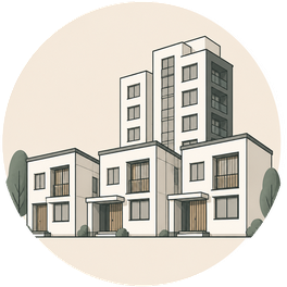 Premium apartments and row houses